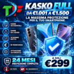 Kasko Full Smartphone da €1.001 a €1.500 - 24 mesi